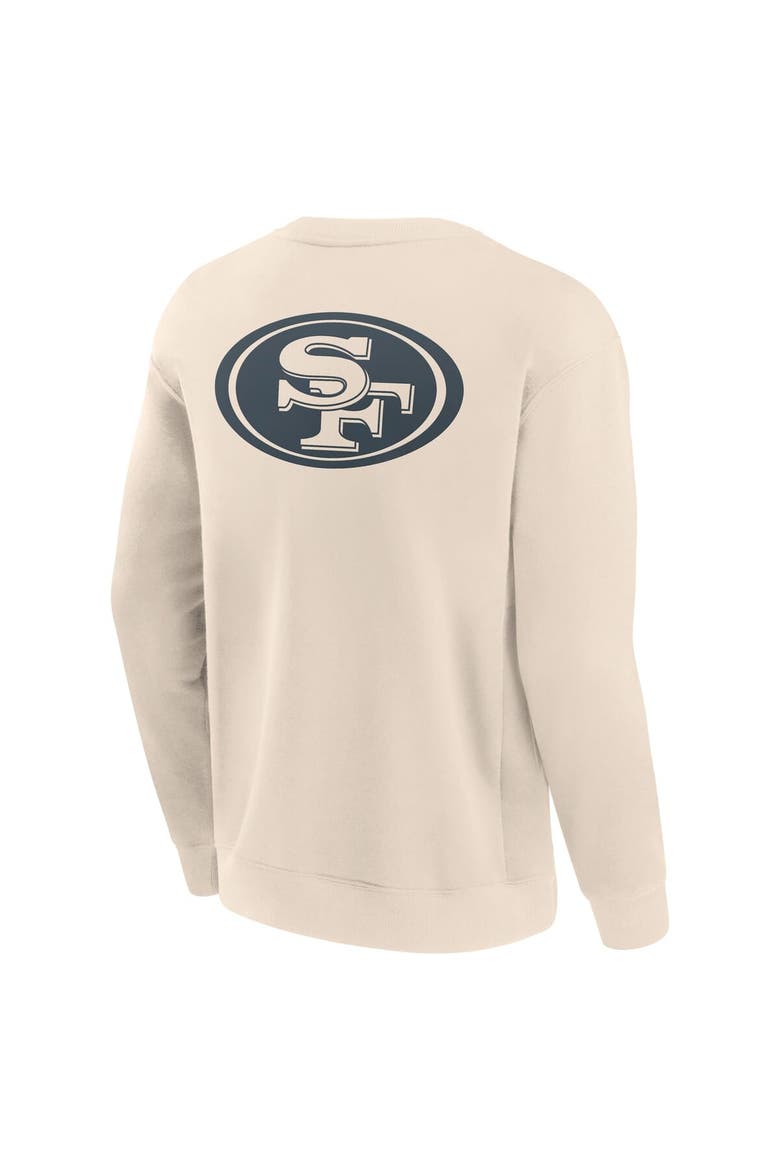 Men's Fanatics Cream San Francisco 49ers Elements Future Ground Lettering Pullover Sweatshirt, Alternate, color, Cream