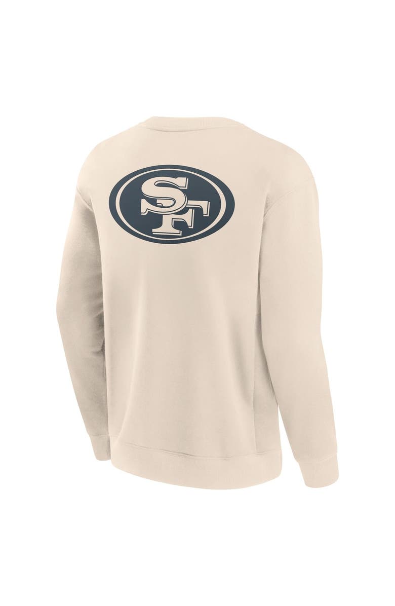 FANATICS Men's Fanatics Cream San Francisco 49ers Elements Future Ground Lettering Pullover Sweatshirt, Alternate, color, Cream
