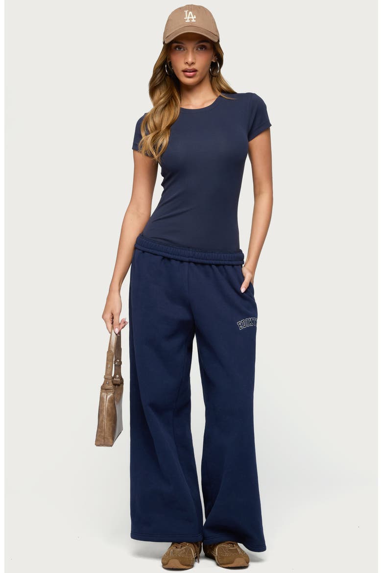Adley Fitted Bodysuit, Alternate, color, NAVY