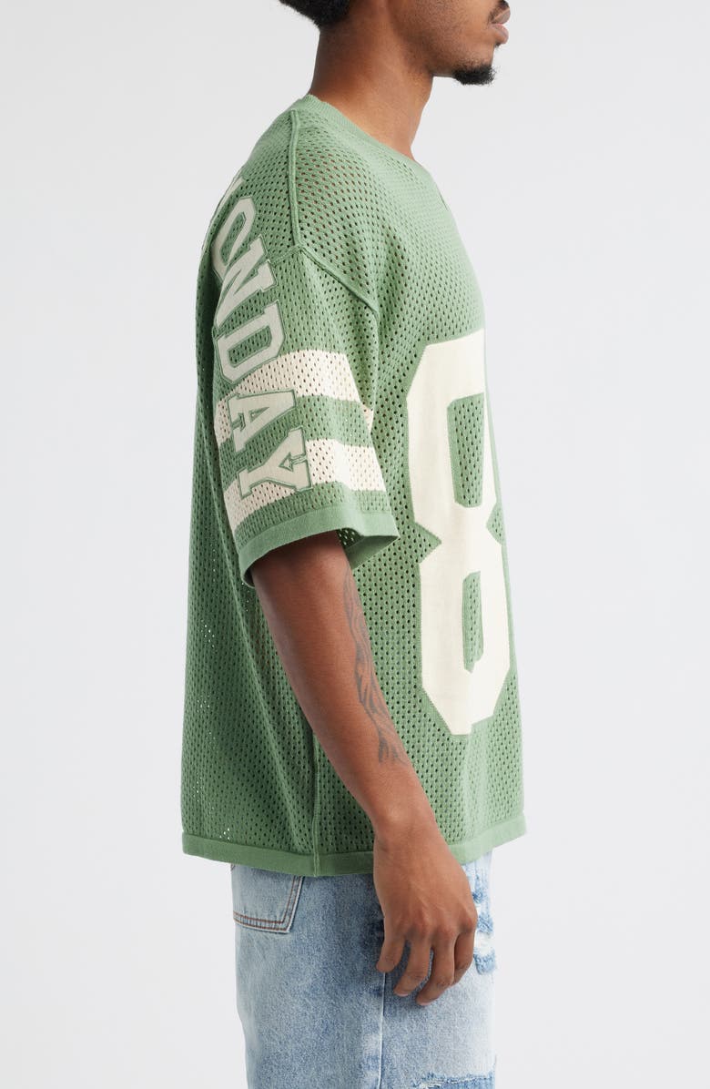 DIET STARTS MONDAY '84 Mesh Cotton Appliqué Jersey, Alternate, color, 