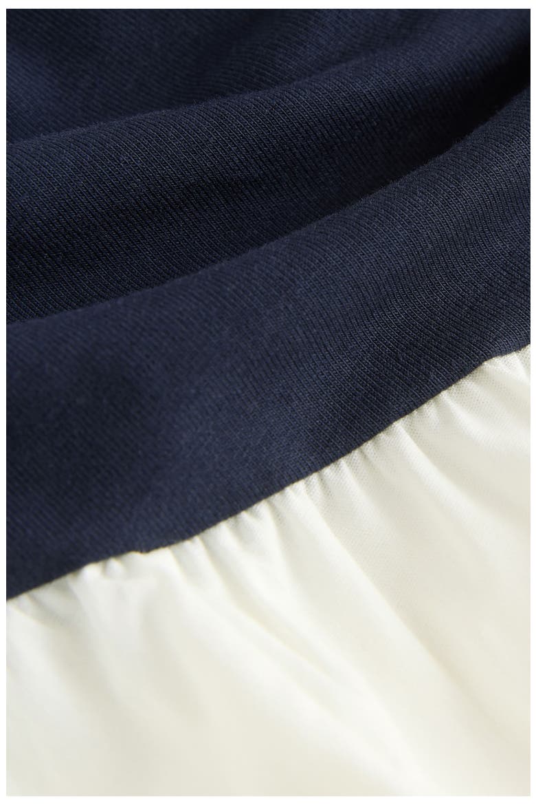 2-Tone Jersey & Woven Mix Strapless Maxi Dress, Alternate, color, WHITE