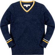 Hope & Henry Baby Boys' Organic V-Neck Sweater, Infant