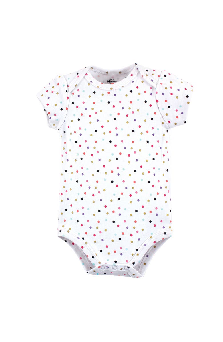 Little Treasure 5Pk Bodysuits, Alternate, color, Party Dress