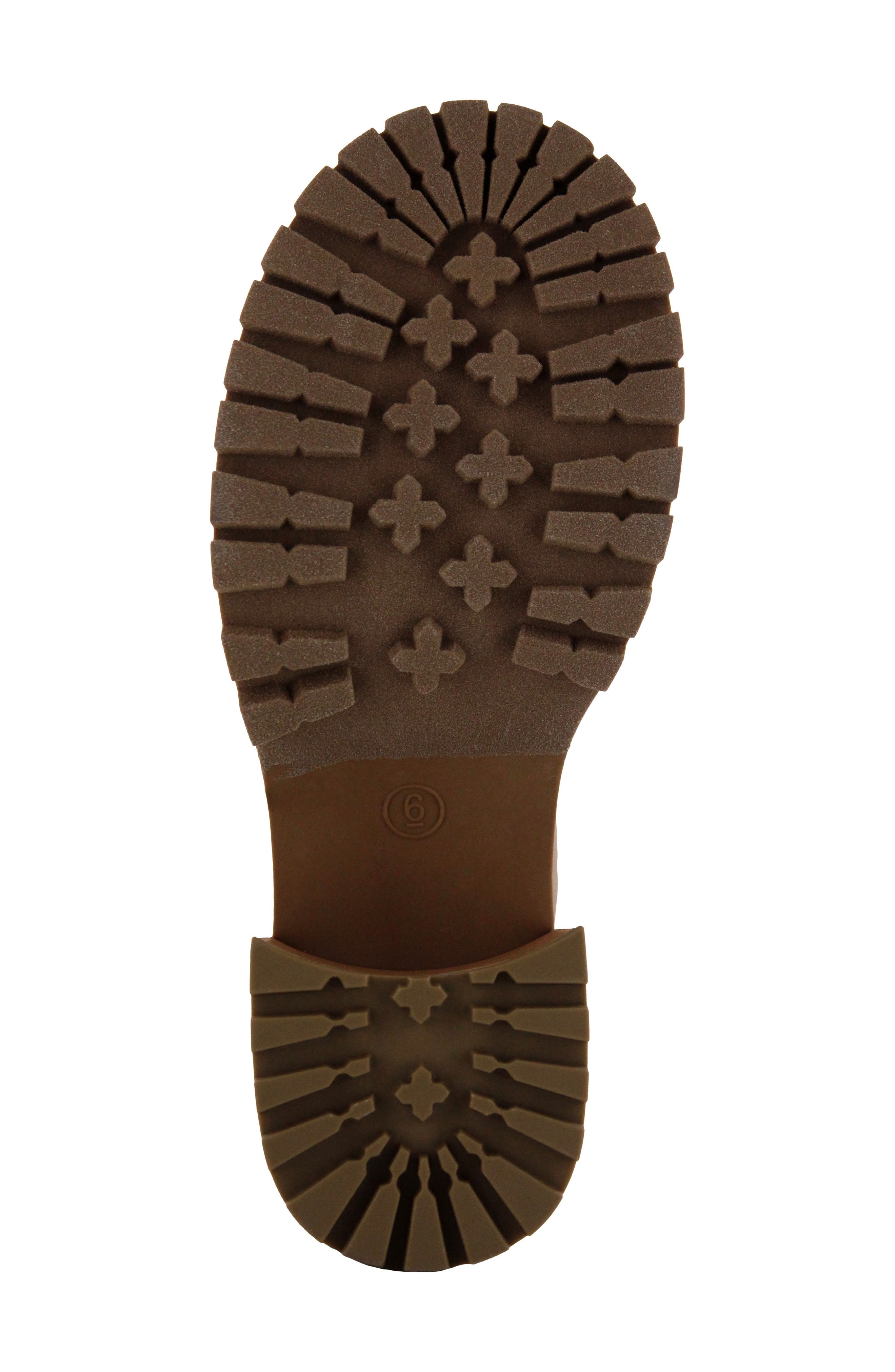 Ali Platform Lug Sole Boot, Alternate, color, COGNAC BRU