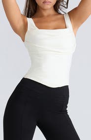 HOUSE OF CB The Drape Neck Corset Top