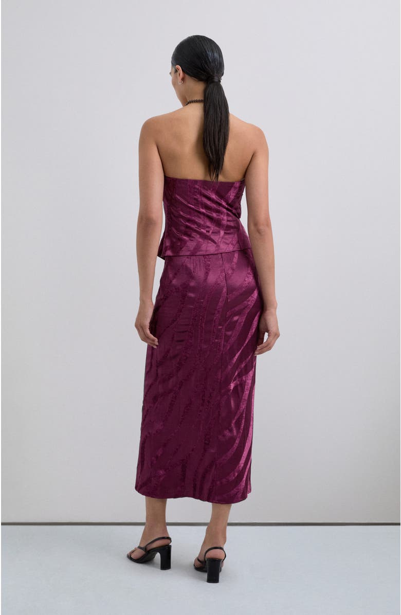 Scalpers Camouvelvet Skirt, Alternate, color, Bouganville