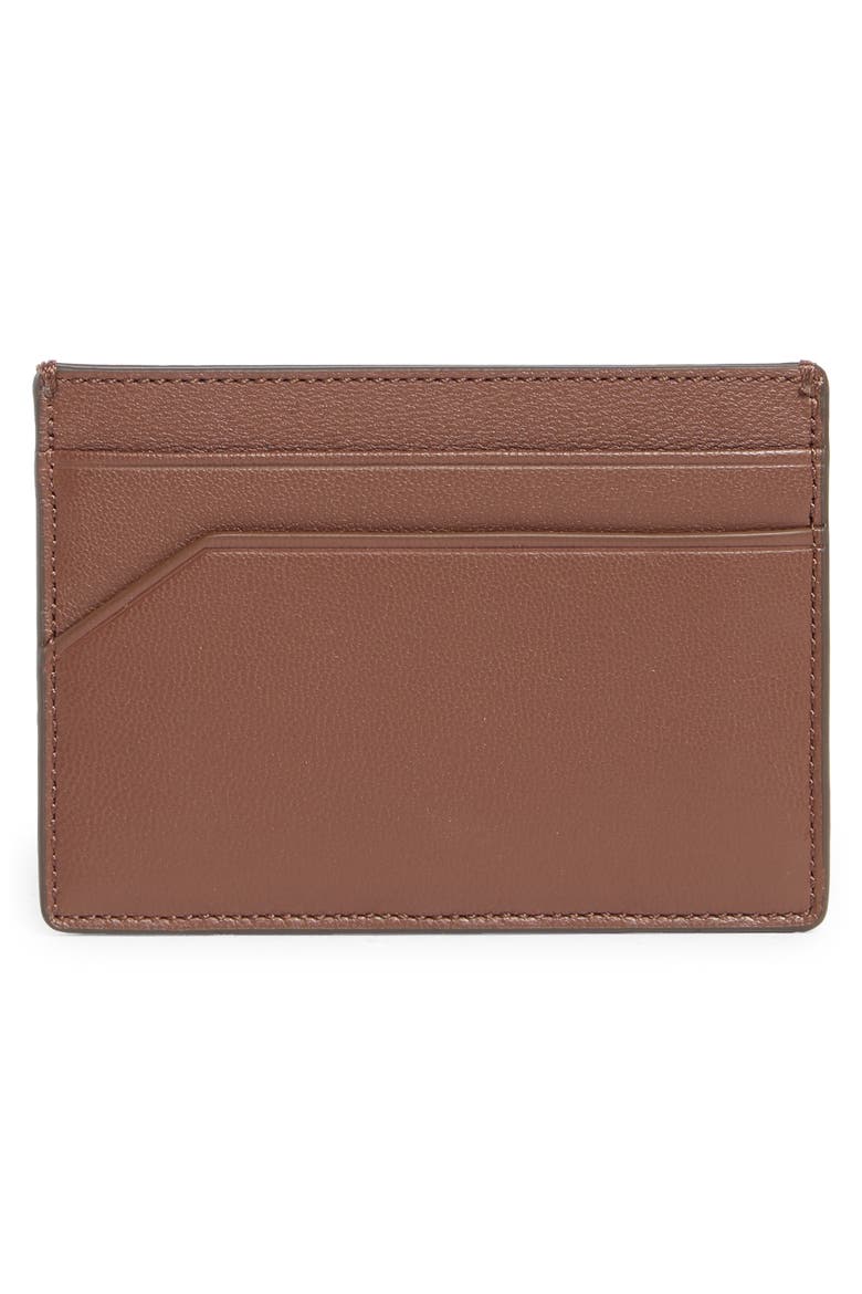 Pebble Leather Card Case, Alternate, color, CHESTNUT