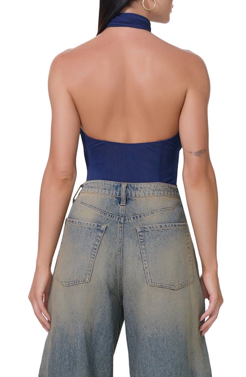 AFRM AFRM LUNE TIE NECK HALTER TOP