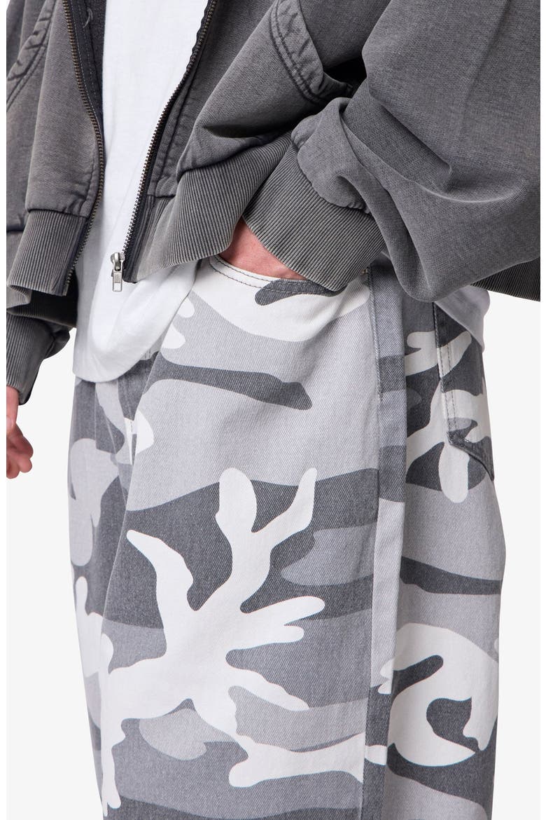 Mega Baggy Jeans, Alternate, color, SNOW CAMO