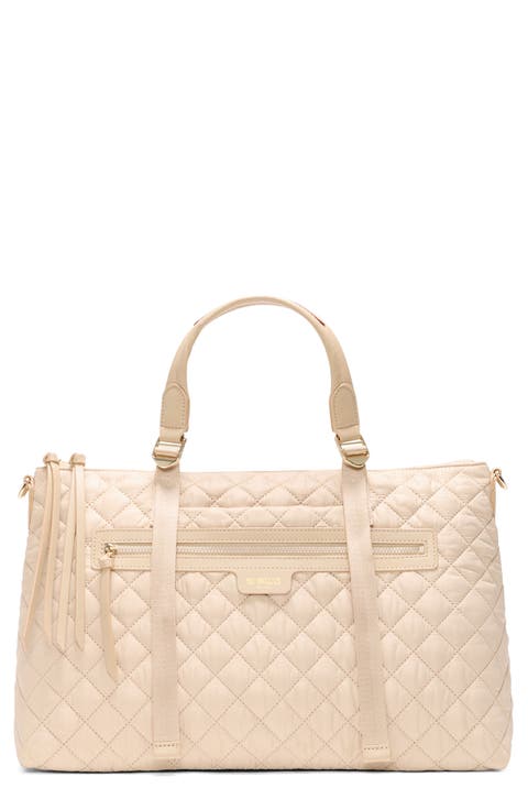 Medium Park Quilted Nylon Satchel