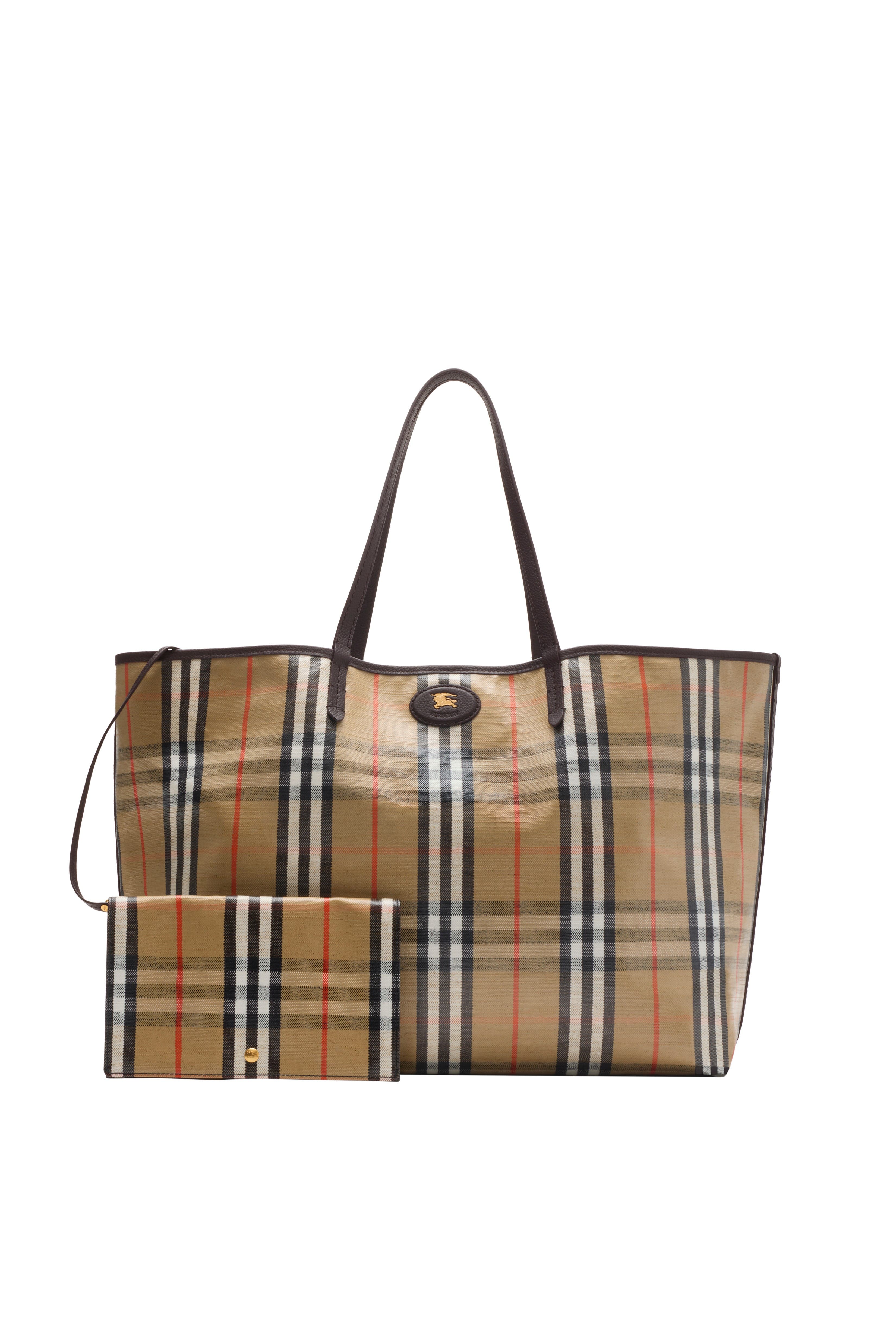 Burberry Large Highlands Tote, Alternate, color, Sand