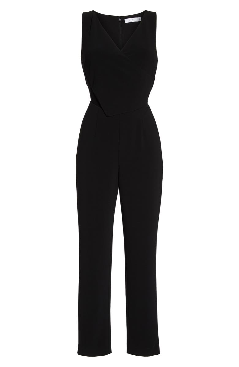Ali & Jay Asymmetrical Pleat Jumpsuit, Alternate, color, 
