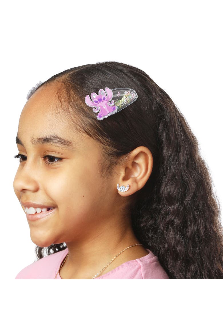 Hair Clip 6-Piece Set - Snap Back Shaker Hair Clips, Lilo and Stitch Accessories, Alternate, color, Multicolored