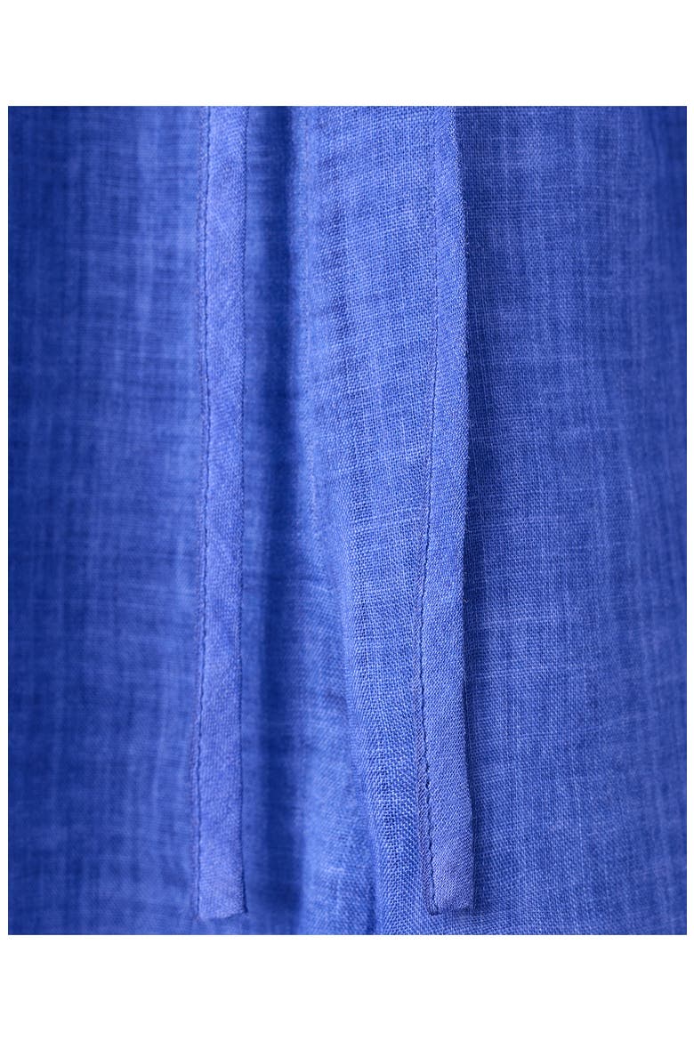 Ramie Drawstring Pants, Alternate, color, BLUE