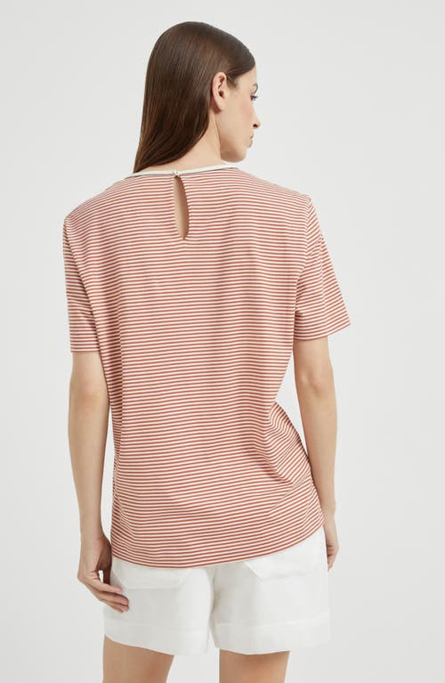 Brunello Cucinelli Gestreiftes T-shirt