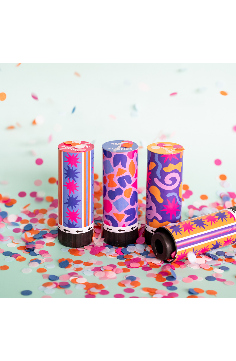 Jollity & Co. Make A Scene Confetti Poppers - 12 Options to Choose From, Alternate, color, Happy Birthday