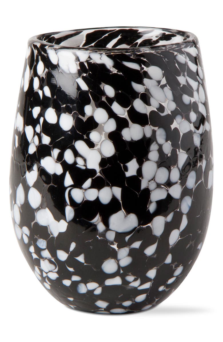 tag Confetti Stemless Wine Glass, Main, color, 