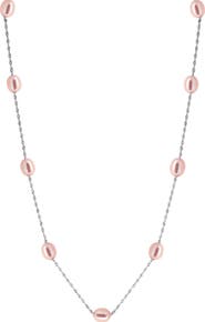 EFFY Sterling Silver 7mm Pink Freshwater Pearl Station Necklace