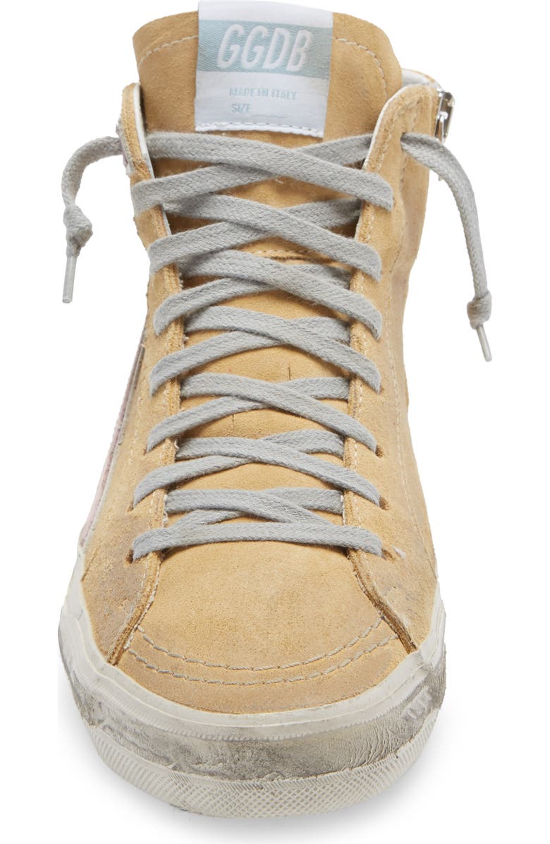 Golden Goose Slide High Top Sneaker, Alternate, color, Sand/ Black/ Rose Quartz