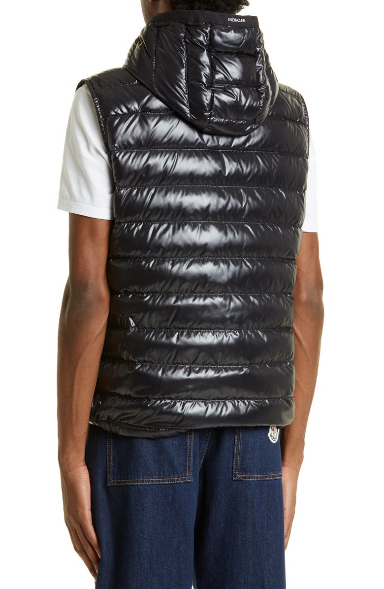 Moncler Ragot Quilted Hooded Down Vest, Alternate, color,