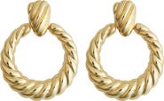 Panacea Twist Door Knocker Earrings