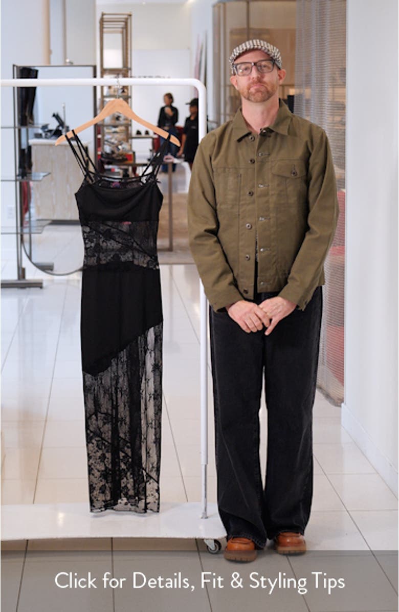 Sheer Mesh & Lace Dress, sales video thumbnail