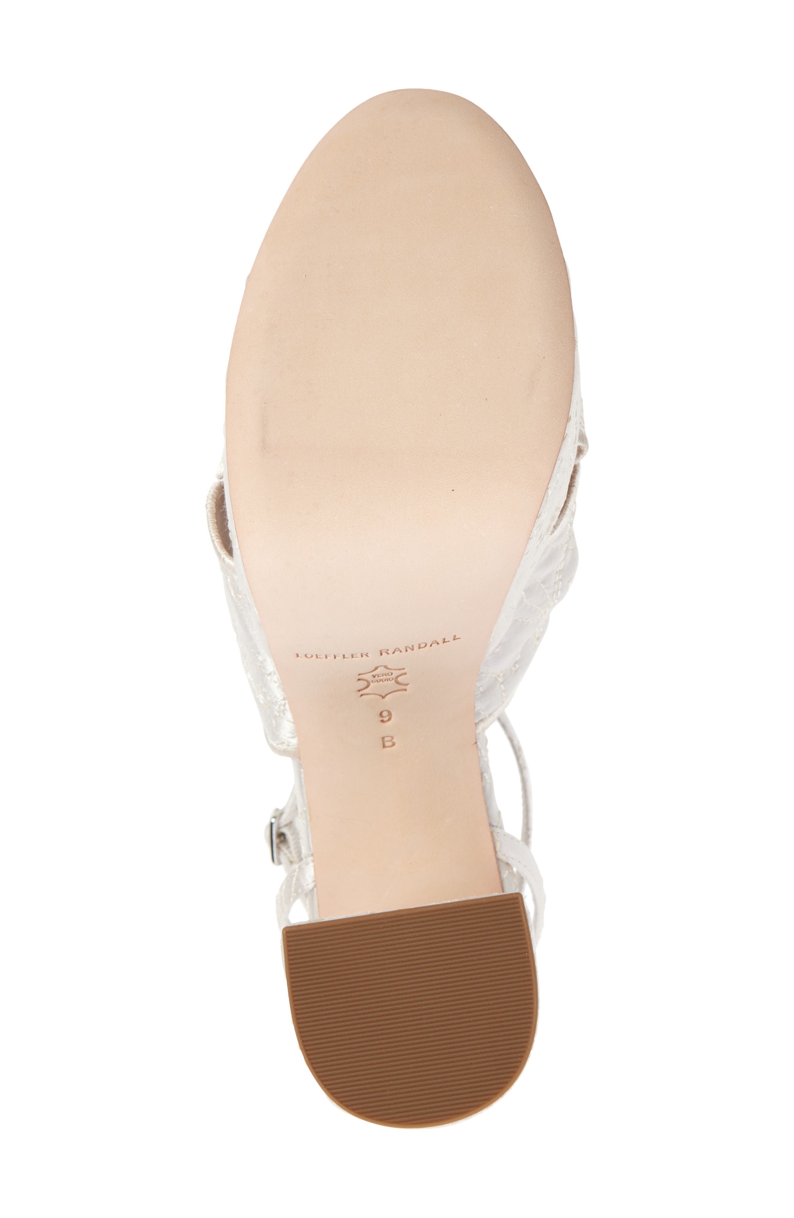 Loeffler Randall Isabel Embroidered Knot Platform Sandal, Alternate, color, 