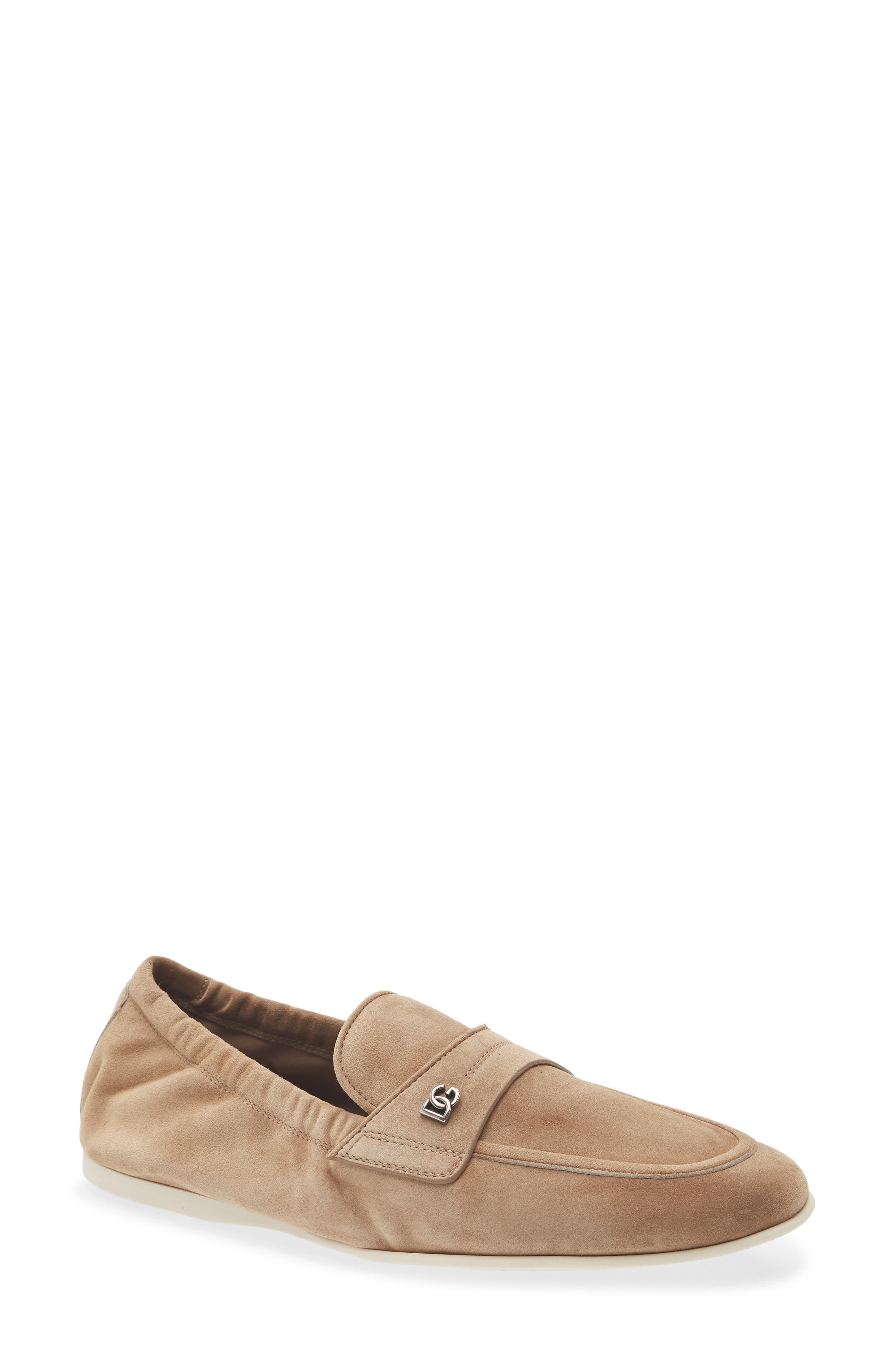 Suede Loafer, Main, color, NOCCIOLA
