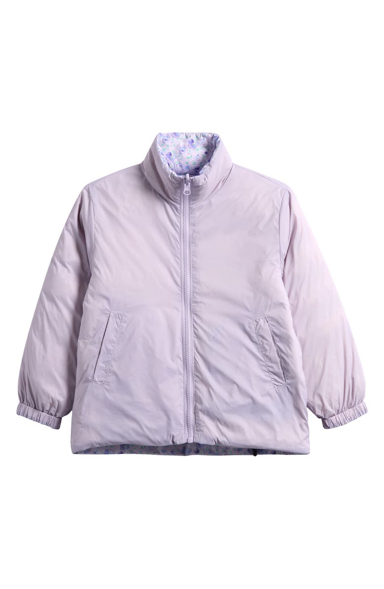 CALONIE Kids' Blake Reversible Down Puffer Jacket, Alternate, color, Purple