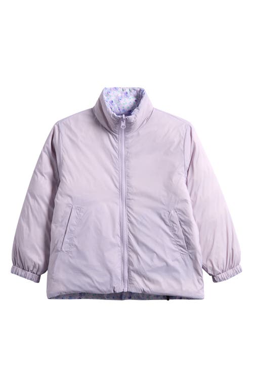 Calonie Kids' Blake Reversible Down Puffer Jacket In Purple