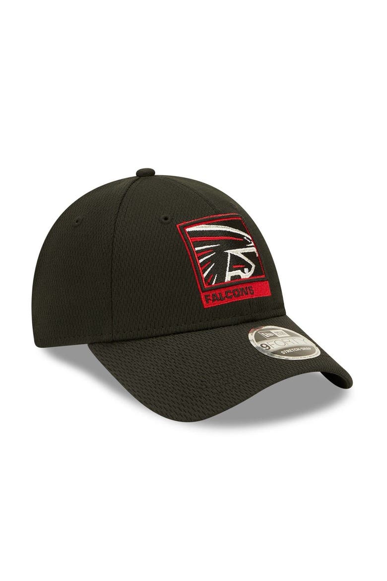 Men's New Era Black Atlanta Falcons Framed AF 9FORTY Snapback Hat, Alternate, color, Black