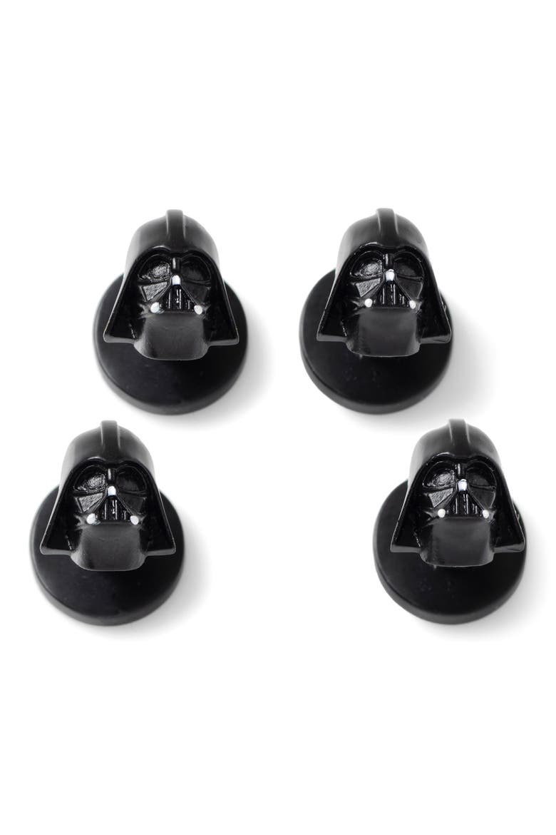 Men's Star Wars™ 3D Darth Vader Stud Set, Main, color, BLACK