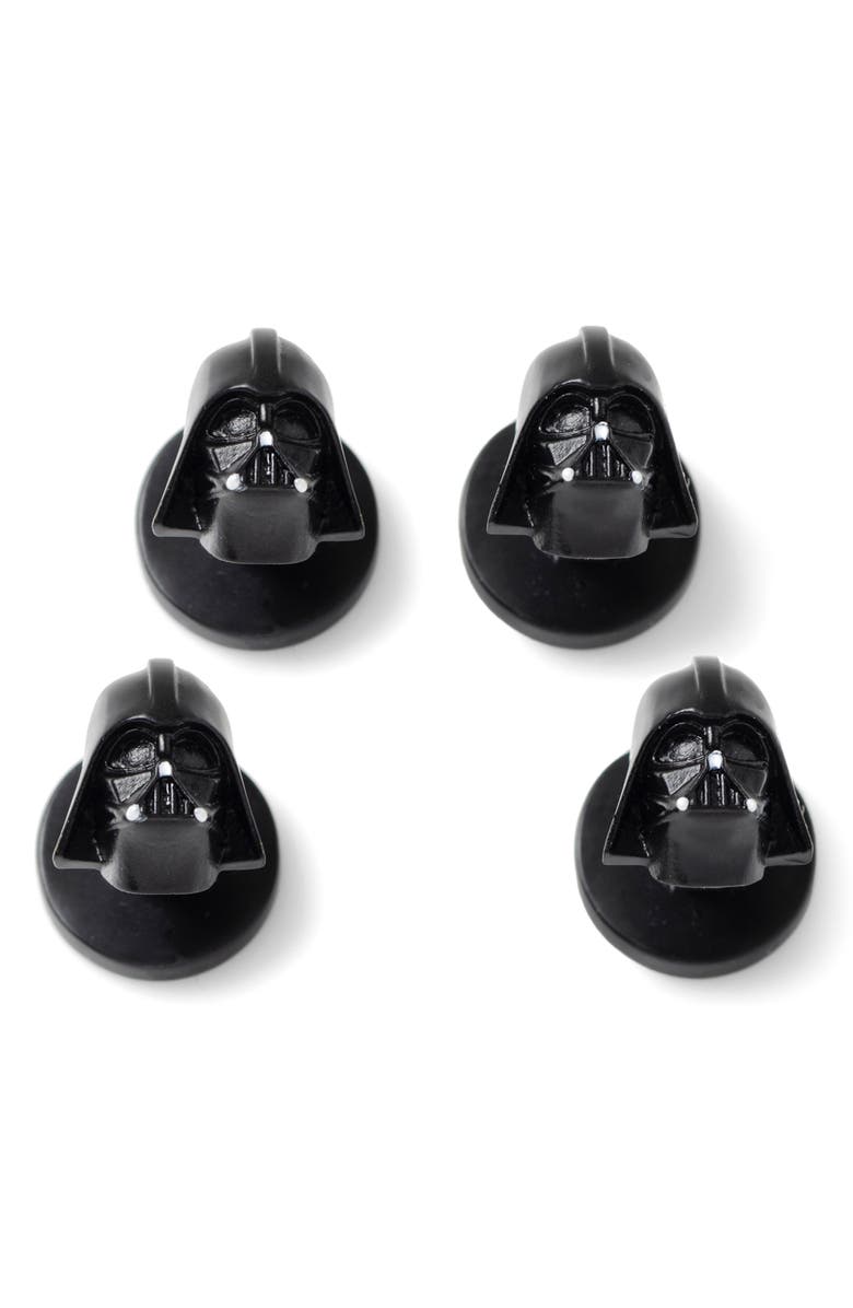 Cufflinks, Inc. Men's Star Wars<sup>™</sup> 3D Darth Vader Stud Set, Main, color, Black