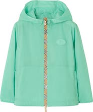 Burberry Checker-tape Nylon Hooded Jacket