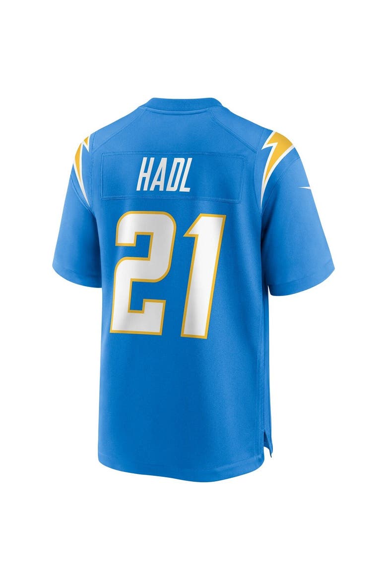 Men's Nike John Hadl Powder Blue Los Angeles Chargers Game Retired Player Jersey, Alternate, color, Powder Blue