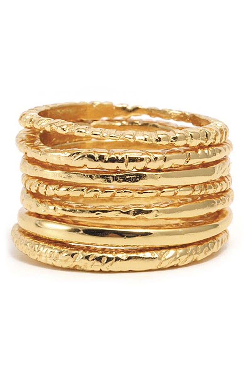 gorjana Stackable Rings, Alternate, color, 