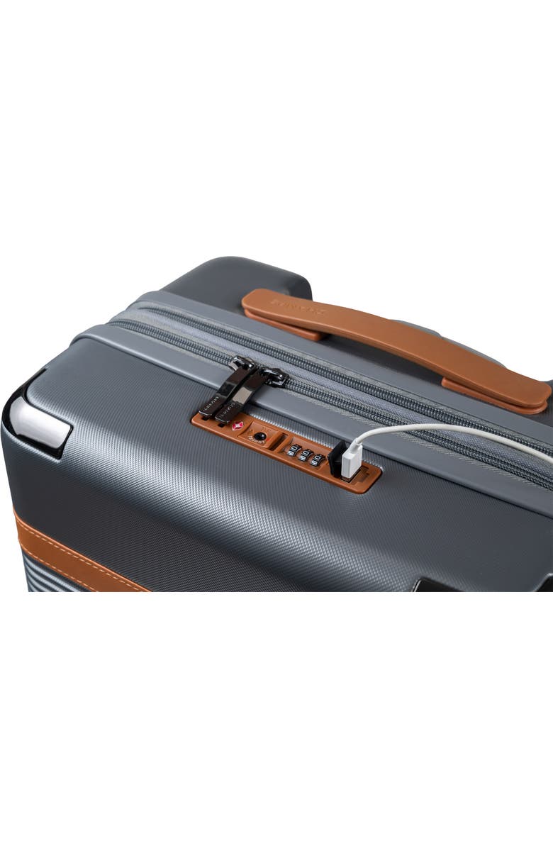 CHAMPS Vintage III Hardside 3-Piece Luggage Set, Alternate, color, Grey