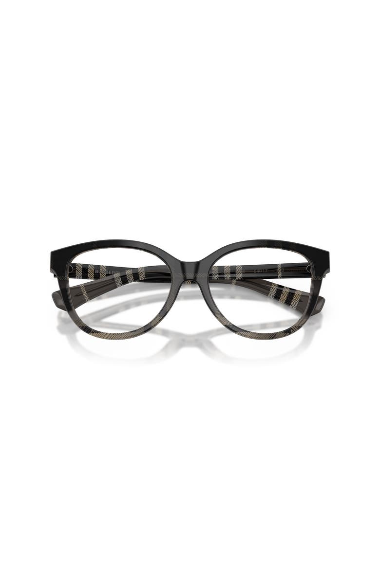 Burberry 52mm Cat Eye optical glasses, Alternate, color, Grey