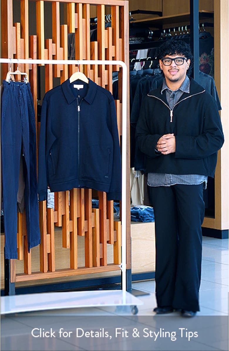 Soft Touch Blouson Knit Jacket, sales video thumbnail