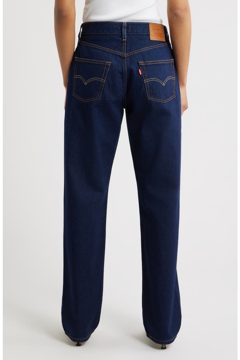 501® '90s Lightweight Relaxed Straight Leg Jeans, Alternate, color, DEEP RINSE LTW
