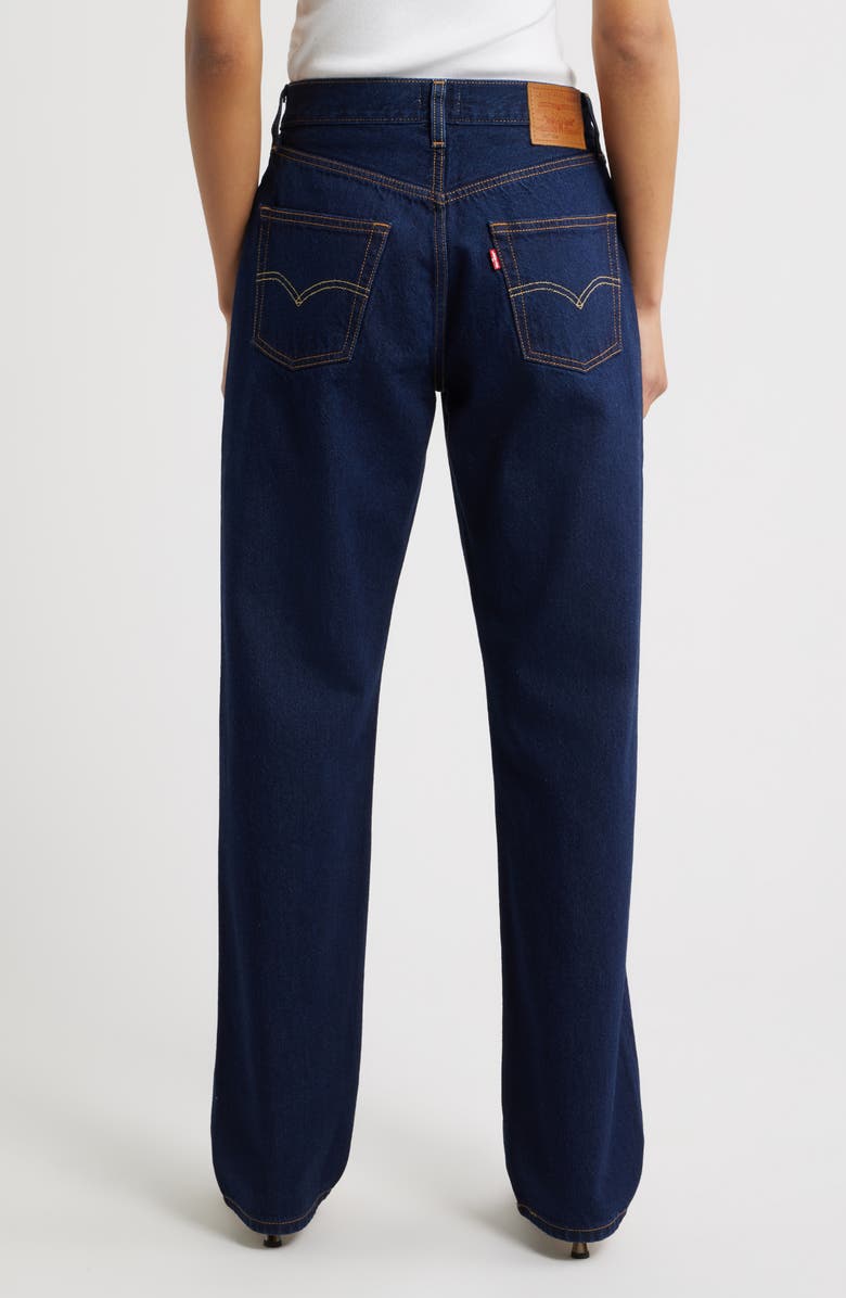 Levi's 501<sup>®</sup> '90s Lightweight Relaxed Straight Leg Jeans, Alternate, color, Deep Rinse Ltw
