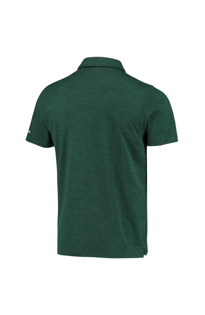 Columbia Men's Columbia Green Michigan State Spartans Tech Trail Omni-Shade Polo, Alternate, color, Green