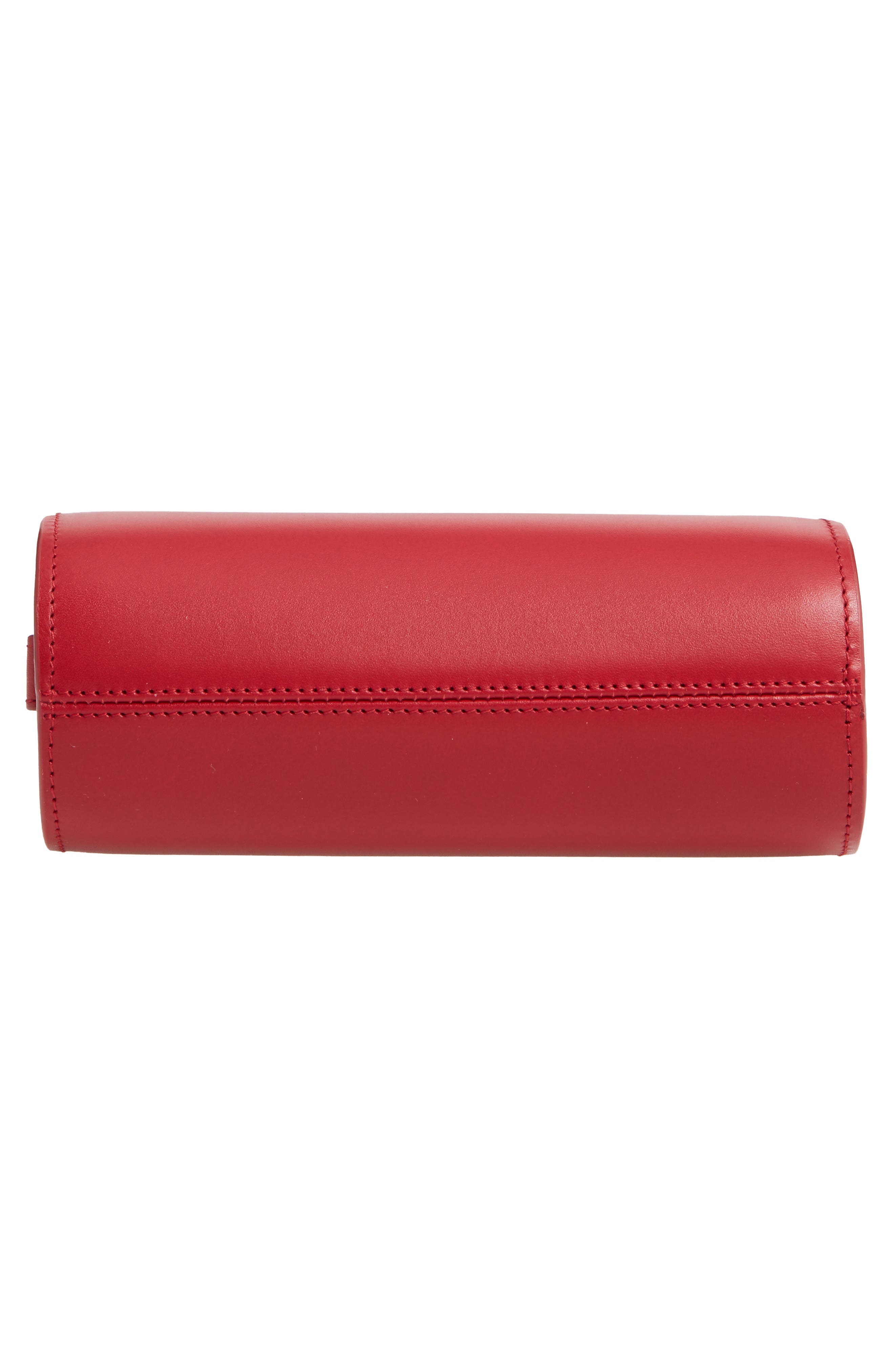 A.P.C. Mini Sac Demi Lune Calfskin Crossbody Bag, Alternate, color, 