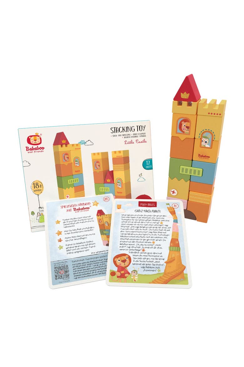 Little Castle Stacking Toy, Alternate, color, Multi