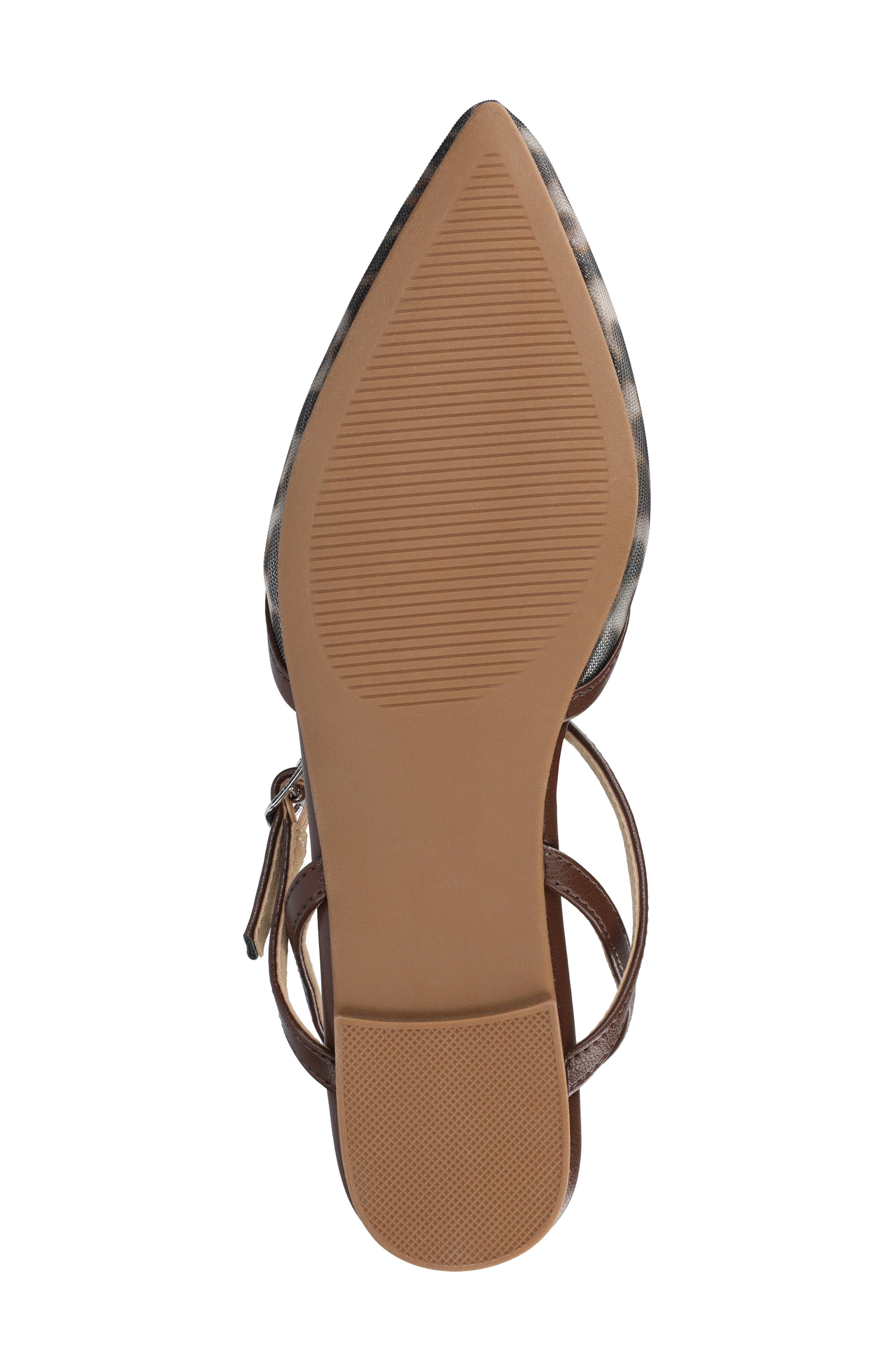 Martine SuperNatural Shades Slingback Flat, Alternate, color, LEOPARD MESH