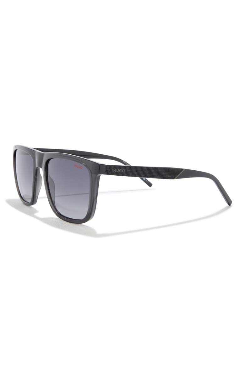 55mm Square Sunglasses, Alternate, color, GREY