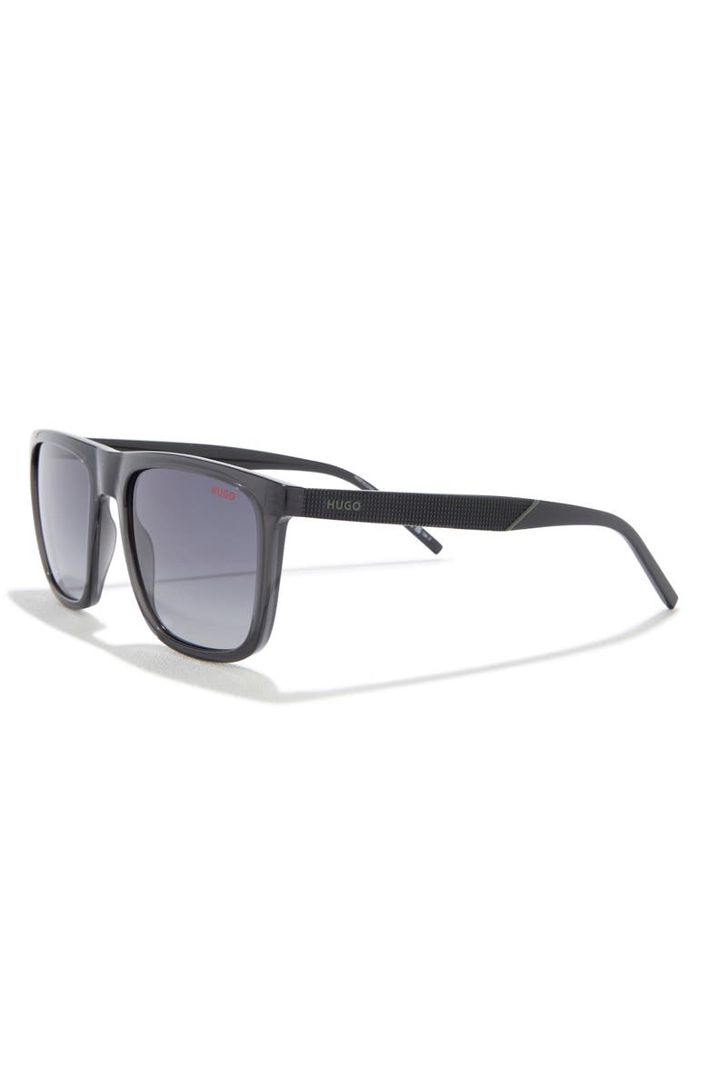 BOSS 55mm Square Sunglasses, Alternate, color, Grey