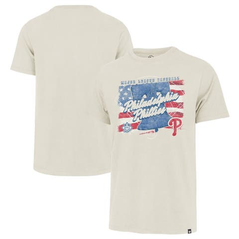 Men's '47  Cream Philadelphia Phillies Regional Franklin T-Shirt