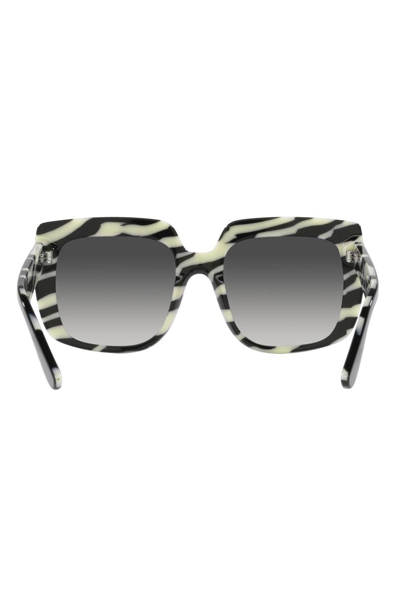 Dolce&Gabbana 54mm Gradient Square Sunglasses, Alternate, color,