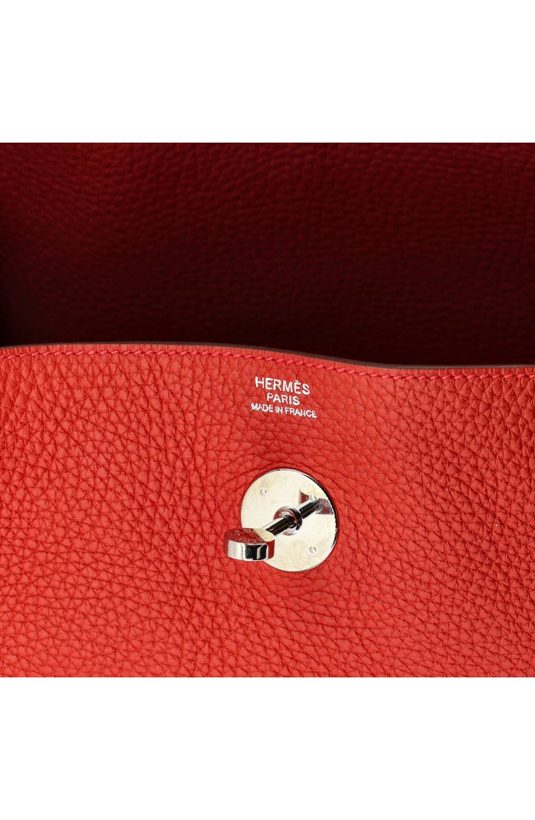 Pre-Owned Hermes Lindy Bag Clemence 30, Alternate, color, Rouge Casaque
